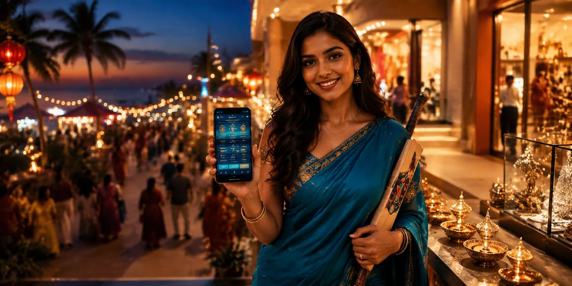 Mobile player enjoying cricket-themed slots on 94br