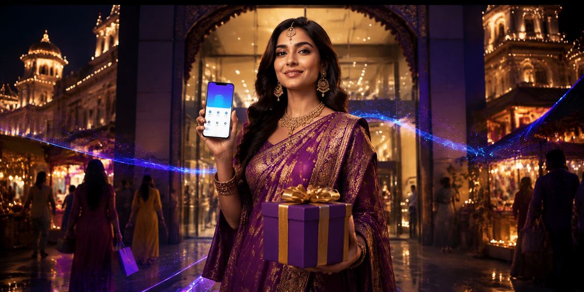 Mobile user making payment with PhonePe app in India